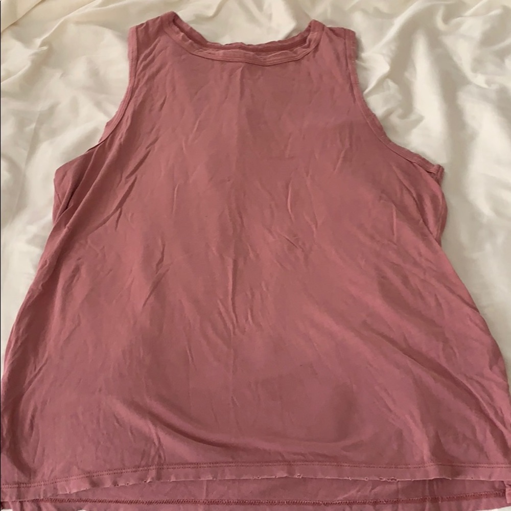 Darker pink American Eagle tank top
